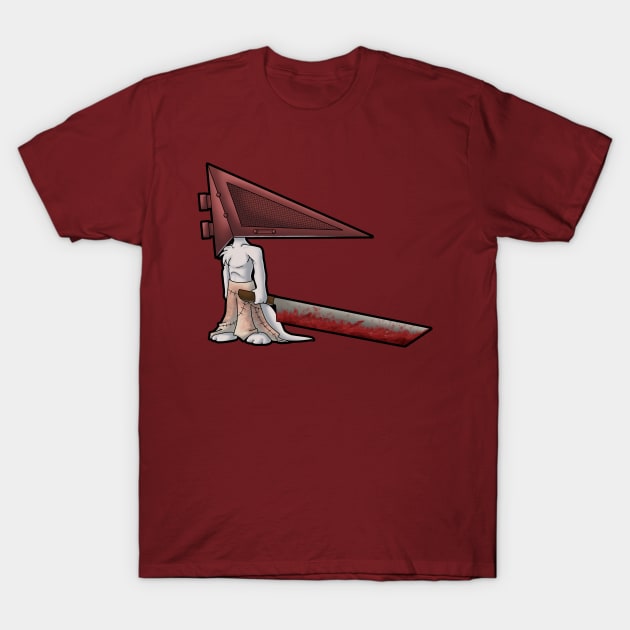 Pyramid Head Kitty T-Shirt by NeroStreet